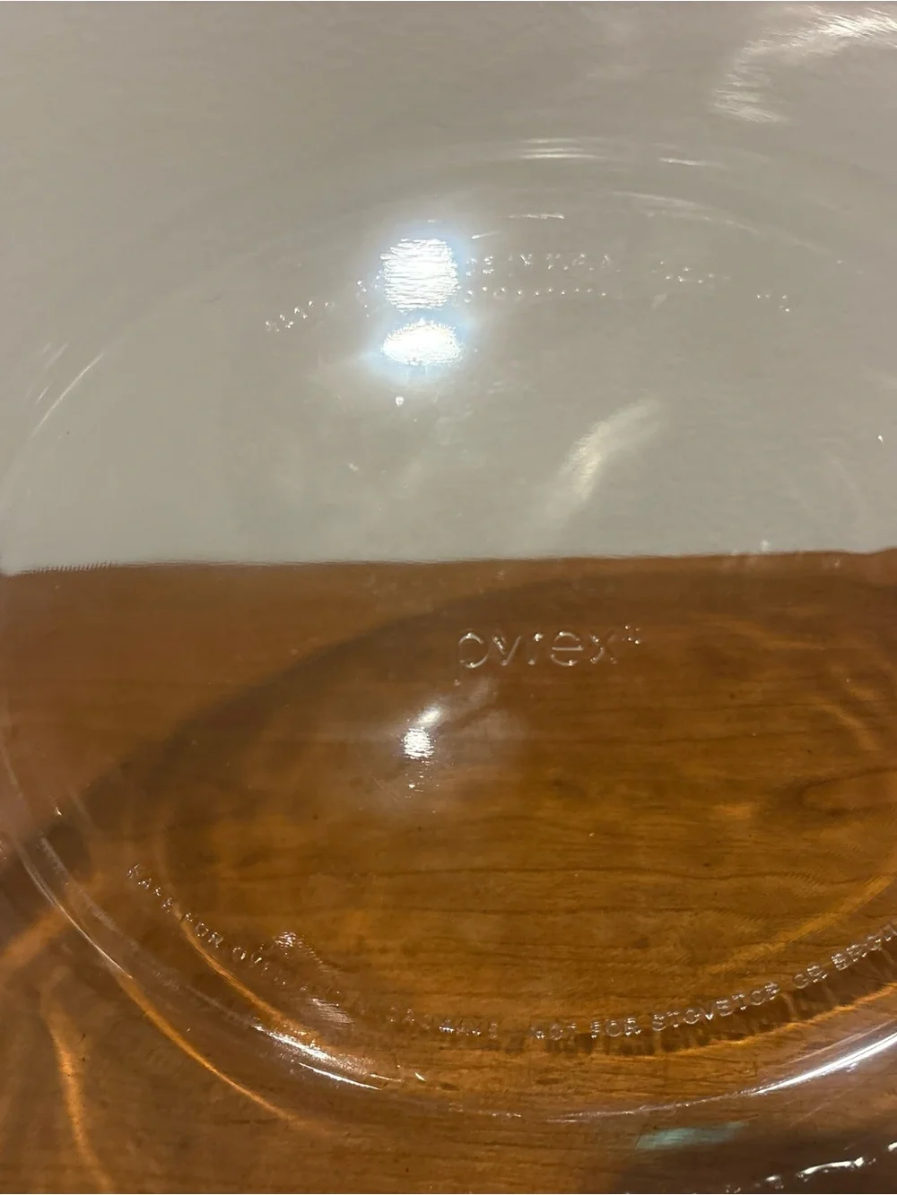 Vintage Pyrex Clear Glass Oval Casserole Roaster Dish #8501